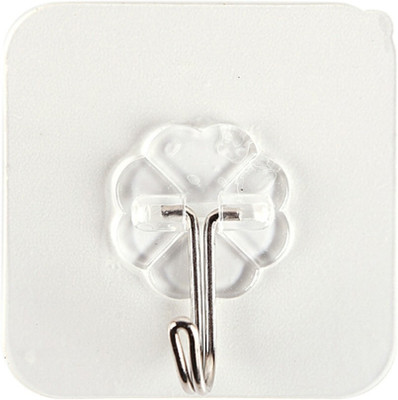 WebDealz 1 Set of 5 Adhesive Kitchen/Bathroom/Cabinet Multi-Function Utility Hook X5.307 Hook 5(Pack of 1)