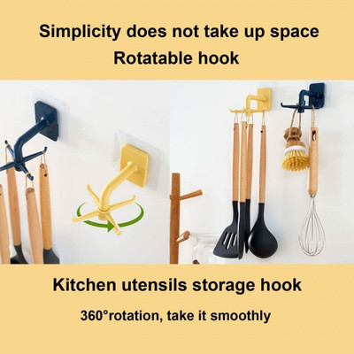 WebDealz ROTATING HOOKS Swivel Hook 6(Pack of 1)