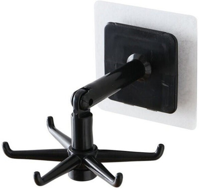 KRAZE Rotating Folding Hooks, Kitchen Wall Hooks, Self-Adhesive Swivel Hook 1(Pack of 1)