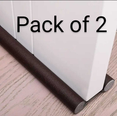 Shriyagic Door Stoppers | Seal | Closers |Bottom| (Pack of 2, 39 INCH) Floor Mounted Door Stopper(Brown)