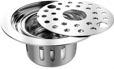 WEKTU Floor Stainless Steel Pop-Up Strainer(5 cm Set of 1)