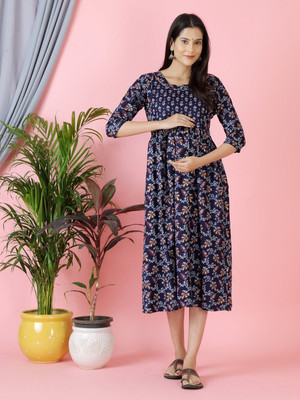 Moda Rapido Women Printed Anarkali Kurta(Multicolor)