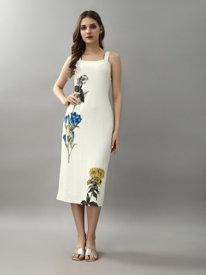 HouseOfCommon Women Bodycon White Dress