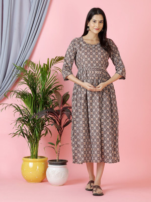 Moda Rapido Women Printed Anarkali Kurta(Multicolor)