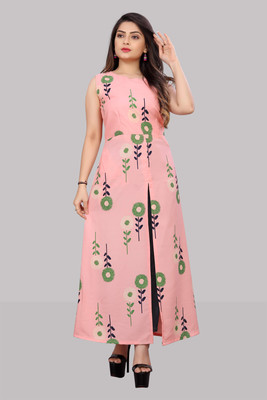 Hiral Creation Women Maxi Multicolor Full Length Dress