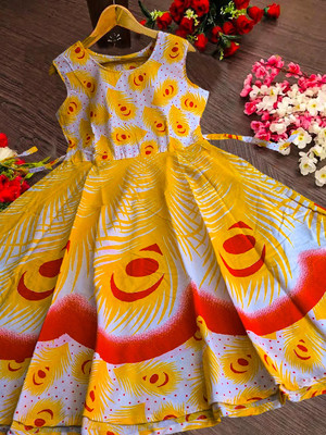 Adityaas Women A-line Yellow Maxi/Full Length Dress