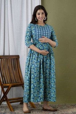 Moda Rapido Women Printed Anarkali Kurta(Multicolor)