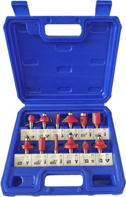 Najmii 8 mm 12 PCS Multi Shapes Router/Trimmer Router Bits 8 mm 12 PCS Multi Shapes Router/Trimmer Router Bits Set Specialty Woodworking Bits Set(Pack of 12)