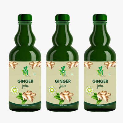 MInt Veda Ginger sugar free juice ,.,(3 x 1 L)
