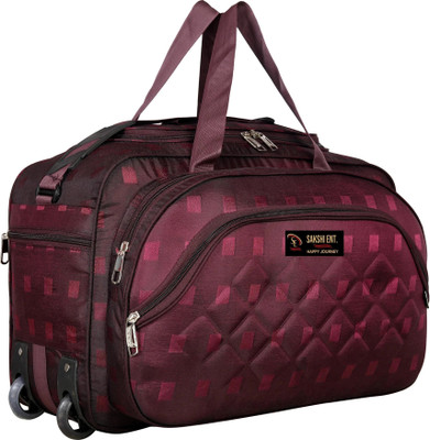 Sakshi Enterprises (Expandable) Fabric Travel Duffel Bags for Men and Women Duffel With Wheels (Strolley)