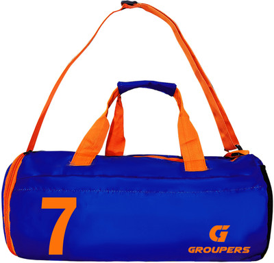 Lavish 5N Groupers 25 Litre:gym bag for men:Gym Bag with Shoe Compartment:COMFORTABLE foam inside(MEN IN BLUE-07) Duffel Without Wheels