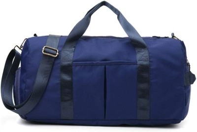 Unisex Duffel Bag Gym & Weekend Getaway with Shoe and Wet Clothes Compartments Duffel Without Wheels