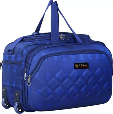 SAKSHI FASHION (Expandable) Duffle Wheeler Bag for Travel Luggage Bag with Adjustable Handle Large Capacity Duffel With Wheels (Strolley)