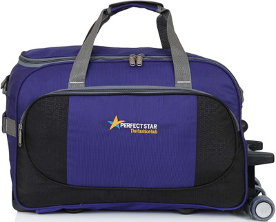 PERFECT STAR (Expandable) 60L Strolley Duffel Bag (Like Suitcase) 60L With three wheels Duffel With Wheels (Strolley)
