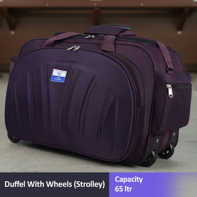 We Travel (Expandable) Duffle Bags With Wheels For Men and Women Duffel With Wheels (Strolley)