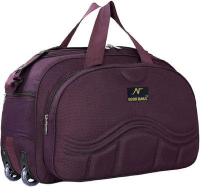 (Expandable) 60 L Strolley Duffel Bag - Fabric Travel Duffel Bags for Men and Women Duffel With Wheels (Strolley)