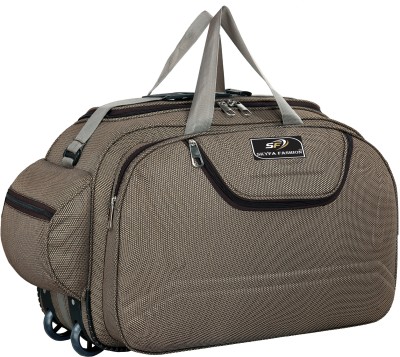 SKYFA FASHION (Expandable) 65 L Duffel Bag Synthetic Travel Bag Duffel With Wheels (Strolley)