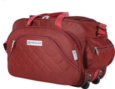 MEDLER (Expandable) DUFFELPRO-RED Duffel With Wheels (Strolley)