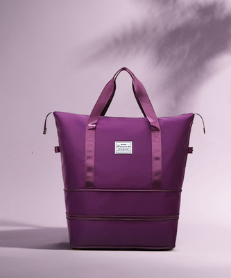 DEVCHHAYA ENTERPRISE (Expandable) Foldable Travel Duffel Bag, Large Capacity Folding Travel Bag Gym Duffel Bag