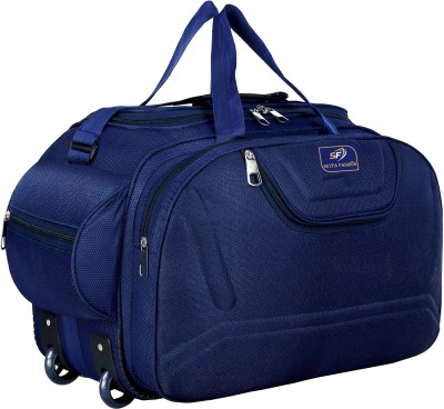 SKYFA FASHION (Expandable) 65 L Duffel Bag Synthetic Travel Bag Duffel With Wheels (Strolley)