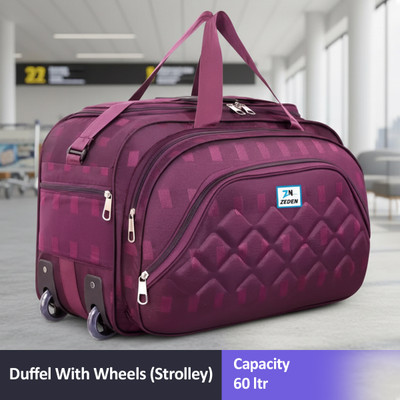 ZEDEN UNIQUE BAG & HEAVERSACK Duffel With Wheels (Strolley)