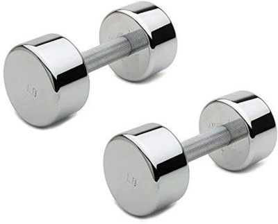 gamers hub 3kgx2Pc Steel Dumbbell Set for Home Gym Hand Dumbbell Men & Women Fitness Gym Fixed Weight Dumbbell(6 kg)