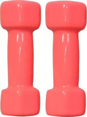 wWAR Vinyl Dumbells Set Rubber dumbbells For Men and Women Fixed Weight Dumbbell(1 kg)