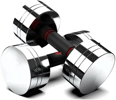 wWAR 2Kgx2Pc Steel Dumbbell Set,Pair Dumbbells, Steel Dumbbells_FD Fixed Weight Dumbbell(4 kg)