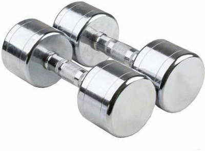 wWAR Steel Dumbbell Set, 5Kg Pack of 2 Fixed Weight Dumbbell (5 kg) Fixed Weight Dumbbell(10 kg)