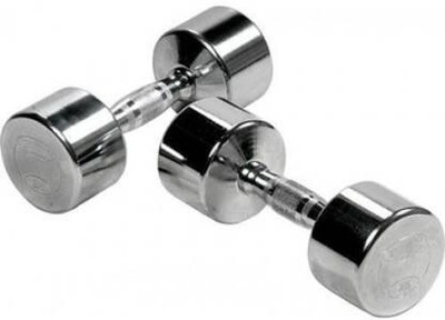 gamers hub BEST QUALITY STEEL DUMBBELL 3KG (PAIR) Fixed Weight Dumbbell(6 kg)