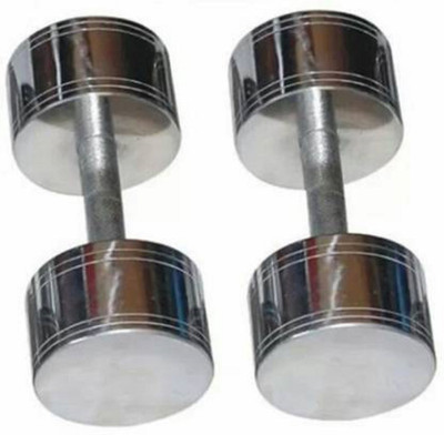 wWAR Pair of 2kg x2 steel dumbell (4kg) Fixed Weight Dumbbell(4 kg)