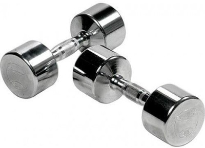 wWAR BEST QUALITY STEEL DUMBBELL 3KG (PAIR) Fixed Weight Dumbbell(6 kg)