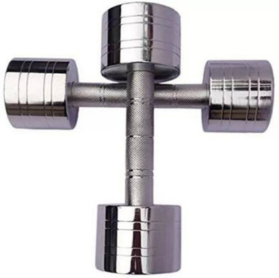 HouseOfCommon Steel Dumbbell Pack of 7.5 KG X 2 Fixed Weight Dumbbell(15 kg)