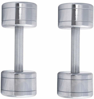 wWAR Pair of 2.5kg steel dumbbell (2.5KGX2PCS) Fixed Weight Dumbbell(5 kg)
