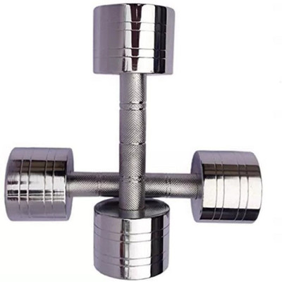 wWAR Dumbbell Steel Pack of 5 KG X 2 Fixed Weight Dumbbell(10 kg)