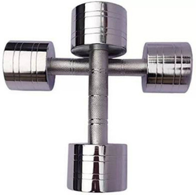 wWAR Steel Dumbbell Pack of 7.5 KG X 2 Fixed Weight Dumbbell(15 kg)
