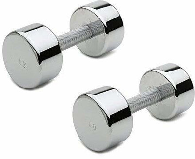 wWAR STEEL DUMBBELL set 5KGX 2 ( TOTAL WEIGHT 10KG ) Fixed Weight Dumbbell(10 kg)