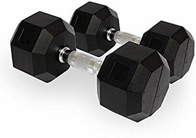 wWAR Hexa Double Hexagon 10KGx2 Fixed Weight Dumbbell(20 kg)