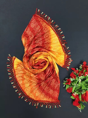 Vraggi Cotton Blend Printed Unisex Dupatta