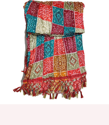 DL TRADERS Art Silk Printed Women Dupatta