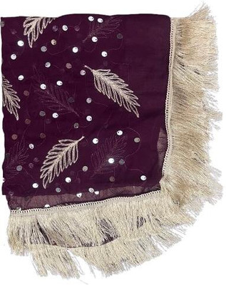 Chalaila Chiffon Embroidered Women Dupatta