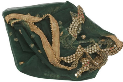 Aashirwad Creations Net Embroidered Women Dupatta