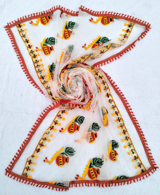 Nayerang Net Embroidered Women Dupatta