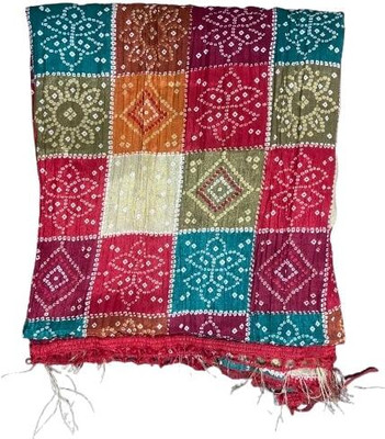 Chalaila Silk Blend Floral Print Women Dupatta