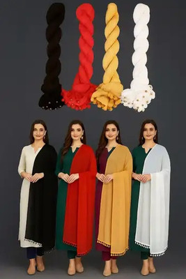 MAAN IMPEX Lycra Blend Women Dupatta