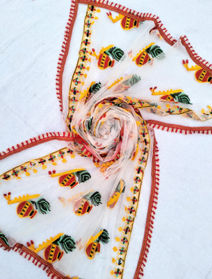 Nayerang Net Embroidered Women Dupatta