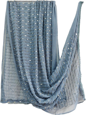 KHATRI Chiffon Embellished Women Dupatta