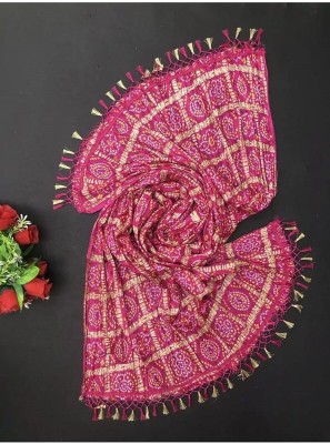 Vraggi Cotton Blend Printed Unisex Dupatta