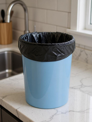 Ragoho Plastic Dustbin(Black)
