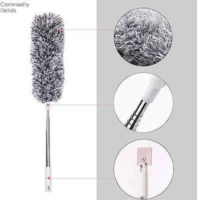 CLOUD REVEL Microfiber Mop for Wall Cleaning Mop with Long Handle Ceiling Fan Cleaner Brush Wet and Dry Duster